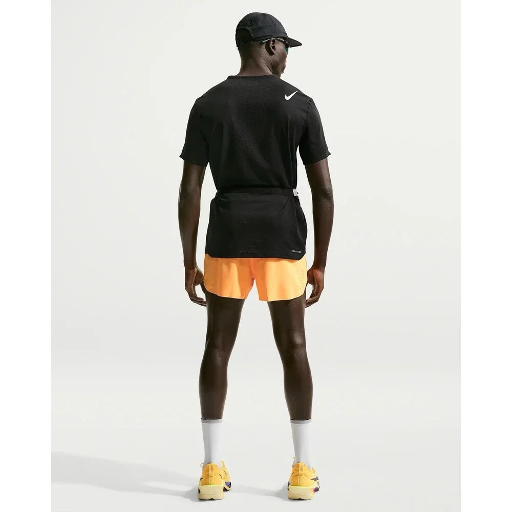 Nike Aeroswift ADV Dri-Fit 4” Brief Lined Running Shorts Orange Sz L FN3352-845